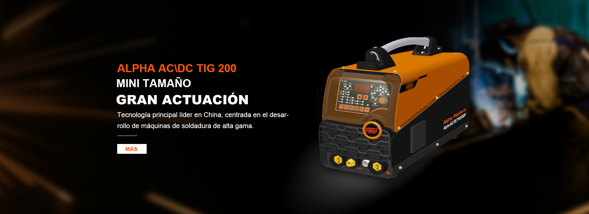 Máquinas de soldadura TIG de pulso CA CC CA CC TIG 200D.P